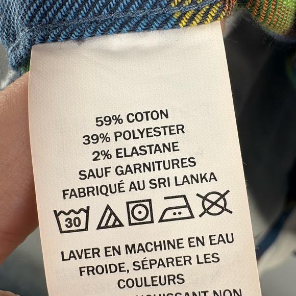 L.L.Bean Kids' BeanFlex All-Season Flannel Shirt - Marine Blue - Picture 11 of 12